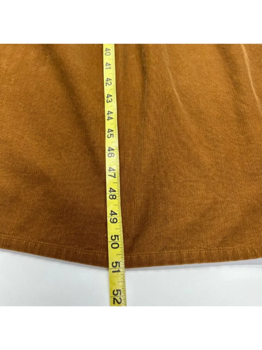Vintage Eddie Bauer Brown Corduroy Sleeveless Button-Front Midi Dress Womens L - Picture 12 of 16